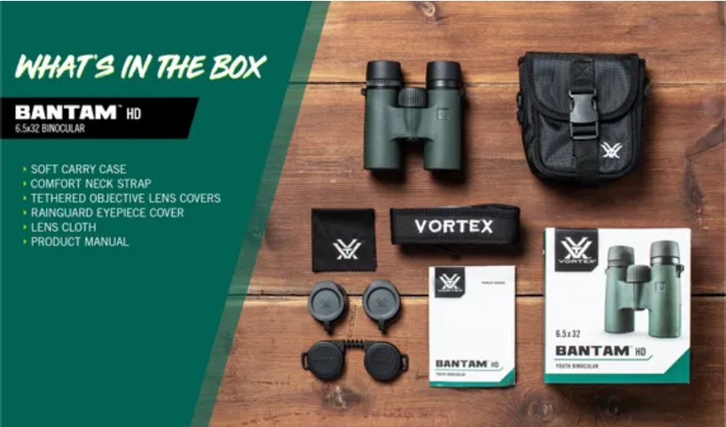 VORTEX Bantam HD 6.5×32 Youth Binocular